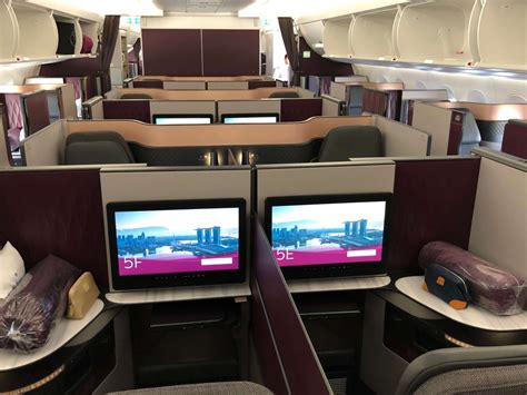 Review: Qatar Airways A350-1000 Qsuites Business Class | Upon Boarding