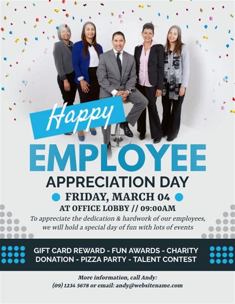 Employee Appreciation Day Flyer Template | PosterMyWall