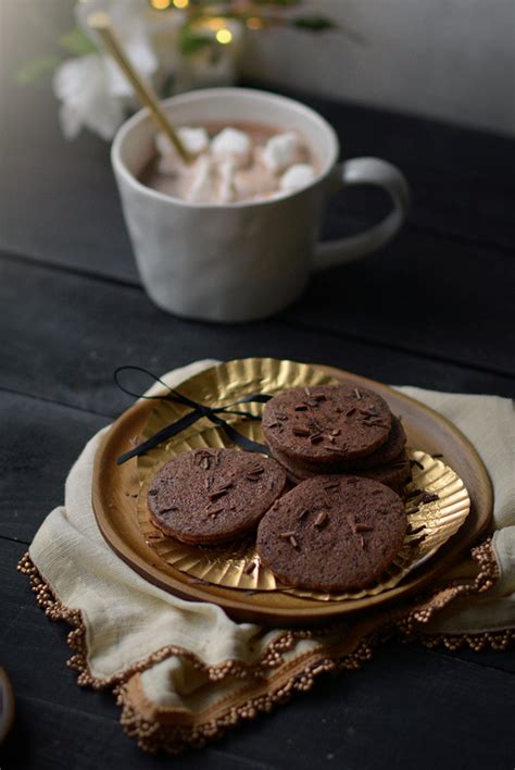 Belgian Chocolate Shortbread Cookies - Simple Seasonal