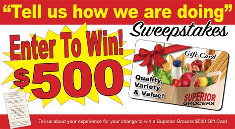 sweepstakes - Superior Grocers