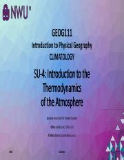 Understanding Atmospheric Thermodynamics: Laws, Applications & | Course Hero