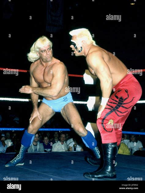 Ric Flair Vs. Sting Circa 1988. Credit: George Napolitano/MediaPunch ...