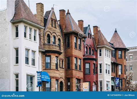 Architectural Details on 18th Street in Adams-Morgan, Washington, DC ...