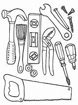 Tools coloring pages  ColoringLib sketch template