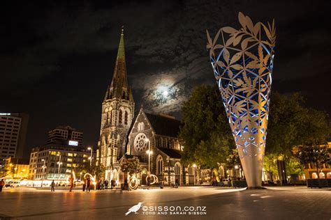 Cathedral Square at night, Christchurch, New Zealand – Kiwiblog