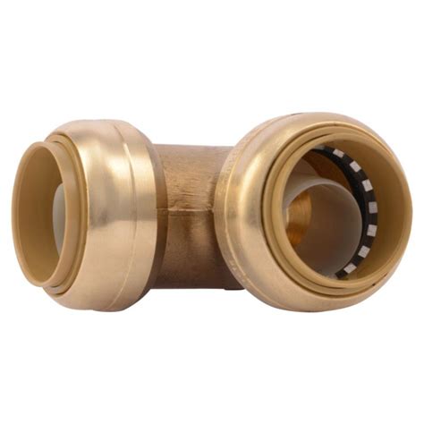 SharkBite 1 in. Brass Push-to-Connect 90-Degree Elbow-U260LFA - The Home Depot