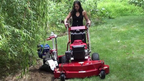 Sidehitcher's bed edger cutting a landscaping trench - YouTube