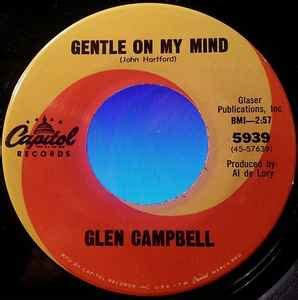 Glen Campbell - Gentle On My Mind (1967, Vinyl) | Discogs