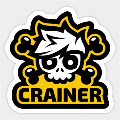 Crainer skull gamer - Crainer - Sticker | TeePublic