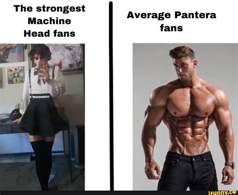 The strongest Machine Head fans Average Pantera fans - iFunny