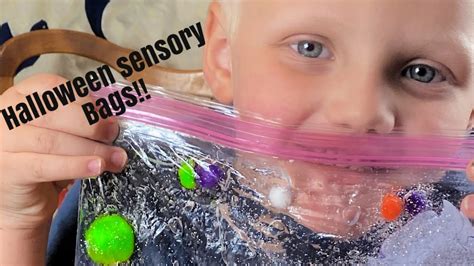 Halloween Sensory Bag - YouTube