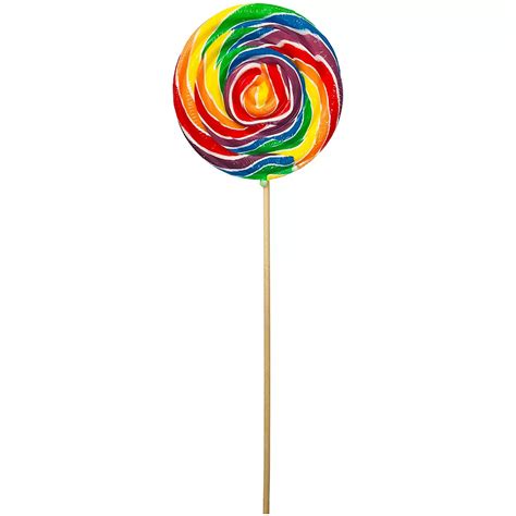 Swirly Rainbow Lollipop 6oz | Party City