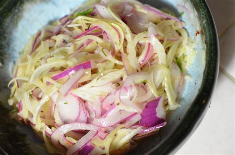 Red Onion and Fennel Summer Salad - Apron Warrior