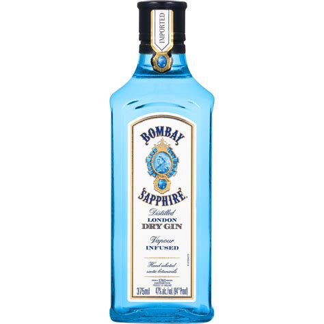 Bombay Sapphire® Distilled London Dry Gin 375mL Glass Bottle - Walmart.com - Walmart.com