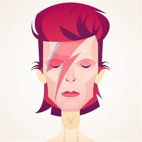 David Bowie by Stanley Chow David Bowie Fan Art, Stanley Chow, Major Tom, Religion, Vector ...