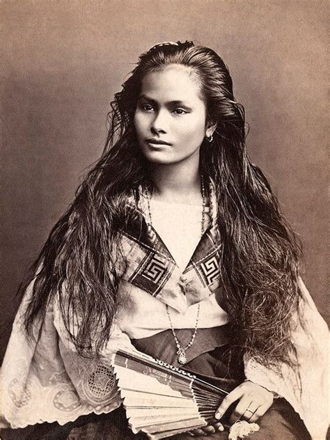 Francisco van Camp: Indígena de la clase rica (Mestiza sangley-filipina), ca. 1875. MUSEO ...