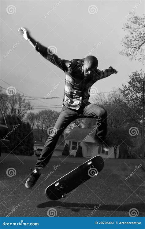 Skateboarder Doing Tricks stock image. Image of motion - 20705461