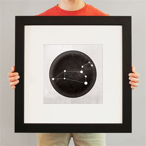 Leo Constellation Art Print by City Prints - The Map Shop