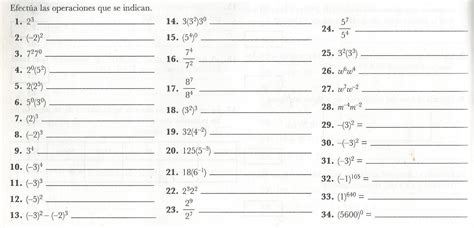 Ejercicios de Leyes de Exponentes | EduBlog Leyes de Exponentes