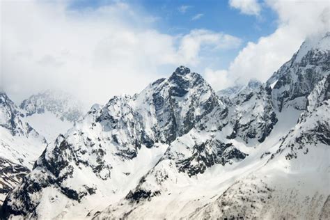 Caucasus mountains stock image. Image of greater, frost - 80017329