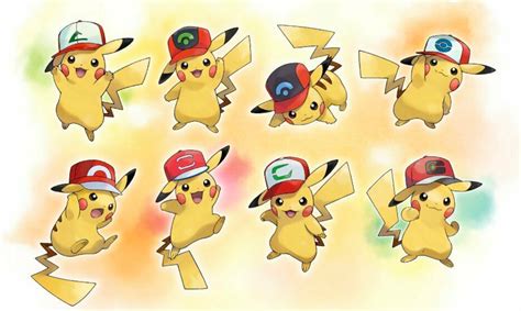 Pokemon Sword/Shield 6IV ALL 9 PIKACHU Hat Forms (Hoenn/Sinnoh/Unova ...