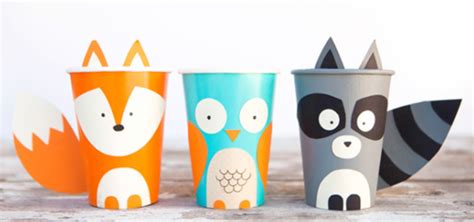 Paper Cup Forest Animal Crafts | AllFreeKidsCrafts.com