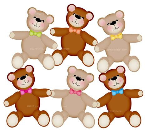 Teddy bears clipart free clipart images – Clipartix