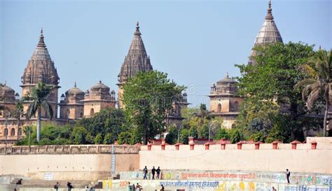 Royal Cenotaphs of the Bundela Rajput Kings of Orchha Stand Like Silent Sentinels of History on ...