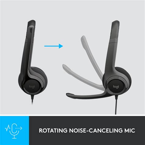 Questions and Answers: Logitech H390 Wired USB Noise-Cancelling Over-the-Ear Headset Black 981 ...