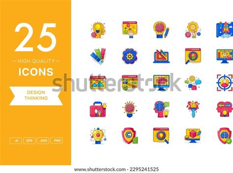 Vector Set Design Thinking Icons Stock Vector (Royalty Free) 2295241525 ...