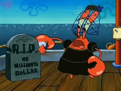 Mr. Krabs Crying