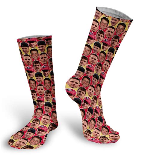 Brock Purdy faces Socks - Subliworks