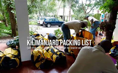 Kilimanjaro Packing List: Full Gear List, Advice & Tips 2023 Edition