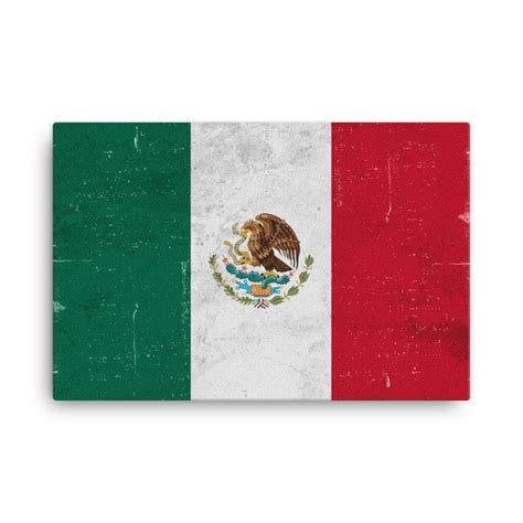 Mexico Flag, Mexico Flag Art, Mexican Flag, Mexico Flag Wall Art ...