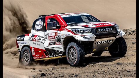 Toyota Hilux GAZOO in Action - 2019 Dakar Rally - YouTube