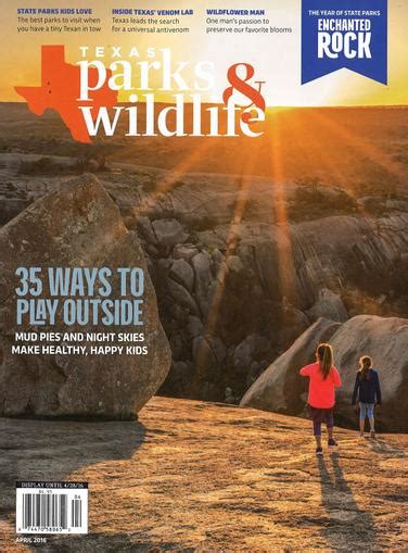 Texas Parks & Wildlife Magazine Subscription Discount | Your Guide to ...