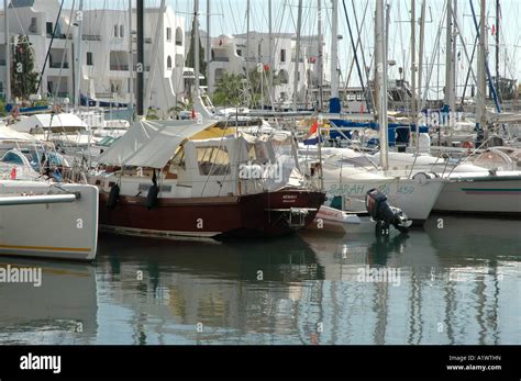 Port El Kantaoui marina in Tunisia Stock Photo - Alamy