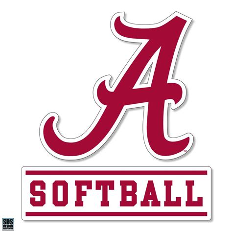 Bama | Alabama 3" Softball Decal | Alumni Hall