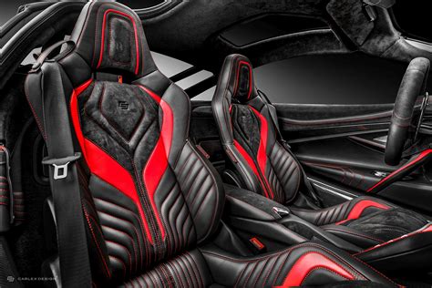 McLaren 720S Red - Interior factory - Carlex Design