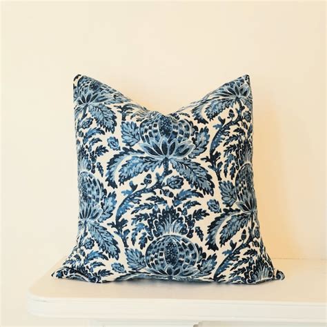 Indigo Batik Pillow - Etsy