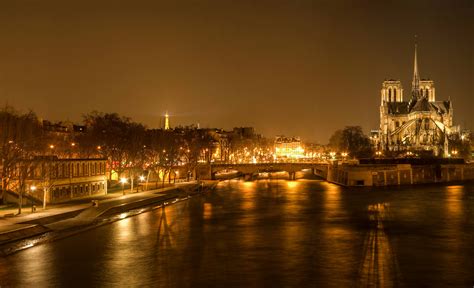 france, Temples, Houses, Rivers, Bridges, Paris, Night, Street, Lights ...