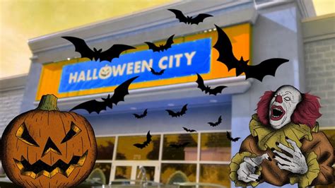 🎈🎃HALLOWEEN CITY FIRST TIME HERE NEW ANIMATRONICS SHOP WITH ME🎈🎃 - YouTube