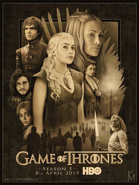 Game of Thrones - Season 5 Poster on Behance