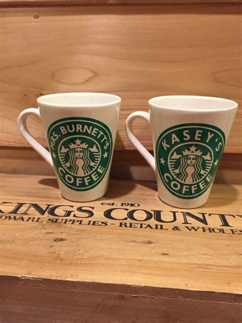 Items similar to Custom Starbucks Logo Mug on Etsy