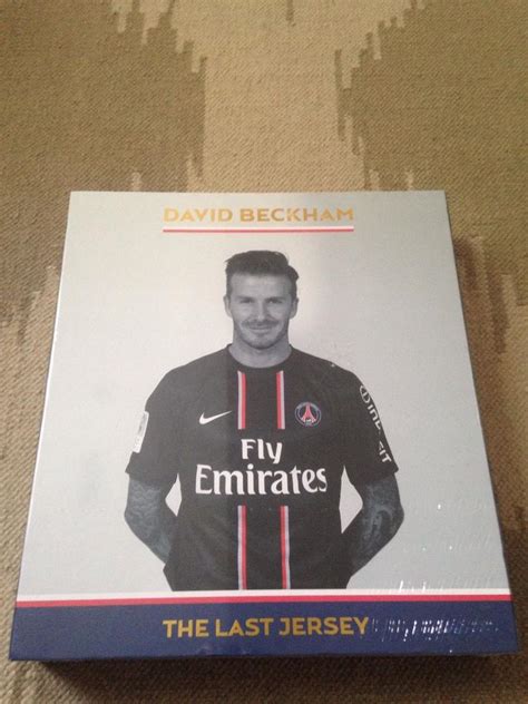 David Beckham Jersey Paris Saint-Germain Sealed BRAND NEW limited ...