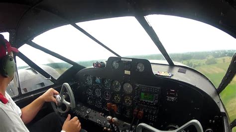 Matt Younkin Beech 18 Cockpit Video - Aerobatics Air Show - YouTube