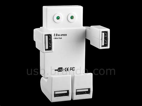 Robot Shaped 4-Port USB Hub | Gadgetsin