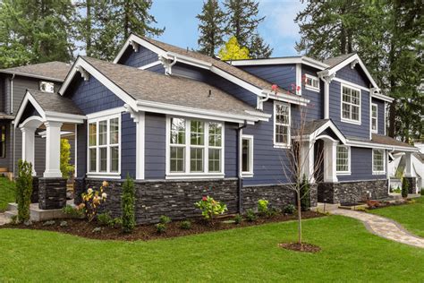 Blue Exterior Home Color Schemes - itsessiii