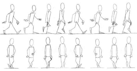 25 Best Walk Cycle Animation Videos and keyframe illustrations ... | Walking animation ...