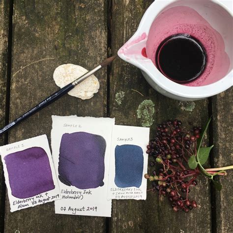 Making ink from Berries – Lost in Colours